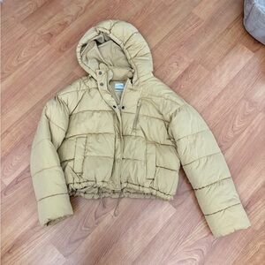Urban Outfitters Cropped Puffer Jacket